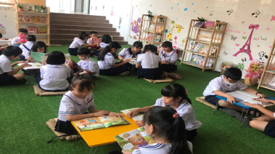 Hoạt đông của mô hình thư viện xanh trường Tiểu học Hòa Phú