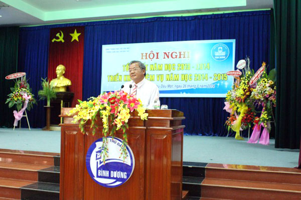 Đồng chí Trần Văn Lợi - Ủy viên Ban thường vụ Tỉnh ủy, Bí thư, Chủ tịch UBND Thành phố Thủ Dầu Một