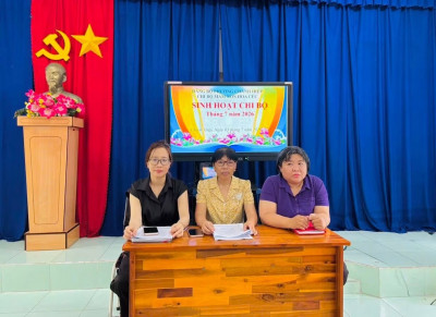 Sinh hoạt chi bộ tháng 7