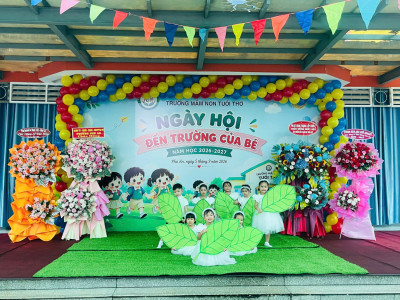 TRƯỜNG MẦM NON TUỔI THƠ, LONG TRỌNG TỔ CHỨC “NGÀY HỘI ĐẾN TRƯỜNG CỦA BÉ” – NĂM HỌC 2026–2027
