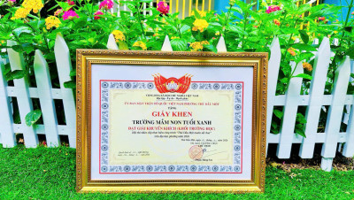 🎉 Trường mầm non Tuổi Xanh vinh dự đạt giải khuyến khích tại hội thi "Thành phố muôn sắc hoa" năm 2026 🎉