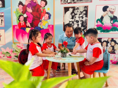 TRƯỜNG MẦM NON TUỔI NGỌC CHÀO MỪNG NGÀY SÁCH VÀ VĂN HÓA ĐỌC VIỆT NAM 2026