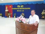 Thầy Nguyễn Hữu Phước - Trưởng phòng GD&ĐT TP TDM, phát biểu chỉ đạo