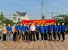 Ông Nguyễn Văn Chệt - Trưởng phòng Giáo dục và Đào tạo thành phố tham gia Lễ phát động tổng vệ sinh trên địa bàn phường Chánh Mỹ