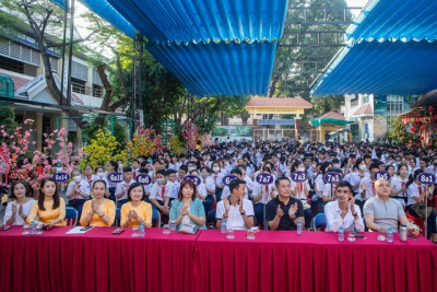 Chương trình “Xuân yêu thương, Tết đong đầy” năm học 2023 - 2024 tại Trường THCS Chu Văn An, thành phố Thủ Dầu Một, tỉnh Bình Dương