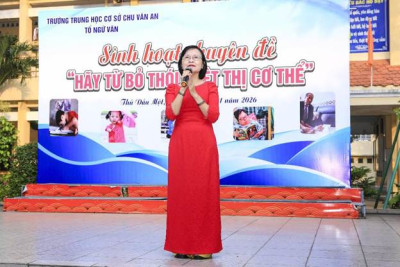 Sinh hoạt chuyên đề “Hãy từ bỏ thói miệt thị cơ thể”, năm học 2025 - 2026