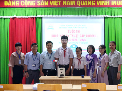 Cuộc thi Khoa học kỹ thuật cấp trường năm học 2025-2026