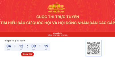 Sôi nổi hưởng ứng cuộc thi trực tuyến “Tìm hiểu bầu cử Quốc Hội và Hội đồng Nhân dân các cấp”
