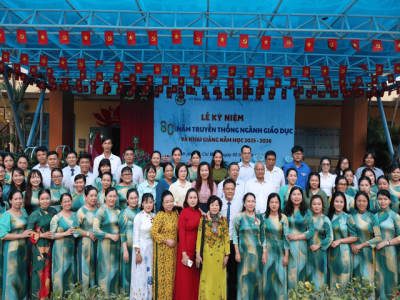 Lễ kỷ niệm 80 năm truyền thống ngành Giáo dục và Lễ khai giảng năm học 2025 – 2026