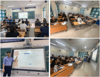 SINH HOẠT CHUYÊN MÔN TỔ KHTN – CÔNG NGHỆ  ĐỔI MỚI DẠY HỌC QUA ỨNG DỤNG LMS 360