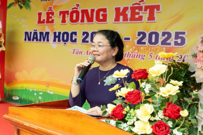 TRƯỜNG THCS TRẦN BÌNH TRỌNG TỔ CHỨC LỄ TỔNG KẾT NĂM HỌC 2024-2025