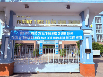 TRƯỜNG THCS TRẦN BÌNH TRỌNG TỔ CHỨC THỰC HIỆN CHIẾN DỊCH TỔNG VỆ SINH MÔI TRƯỜNG, DIỆT LĂNG QUĂNG, DIỆT MUỖI VÀ TRUYỀN THÔNG PHÒNG, CHỐNG DỊCH SỐT XUẤT HUYẾT NĂM 2026