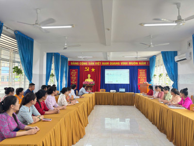 Tập thể CBGV Trường Tiểu học Kim Đồng tham gia tập huấn thí điểm giáo dục trí tuệ nhân tạo