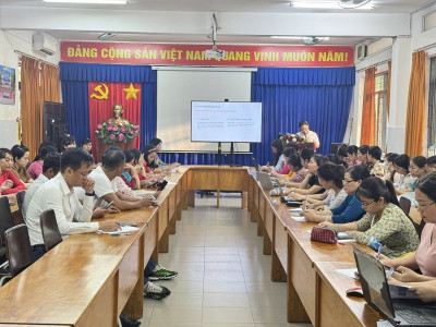 Trường Tiểu học Phú Lợi tổ chức hội thảo chuyên đề “Triển khai cơ sở dữ liệu – giải pháp chuyển đổi số – trí tuệ nhân tạo trong giáo dục”