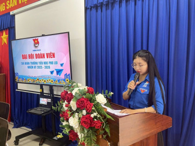Đại hội chi đoàn Trường Tiểu học Phú Lợi nhiệm kỳ 2025 – 2026 thành công tốt đẹp