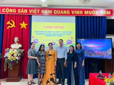 Trường tiểu học Phú Mỹ đón tiếp Đoàn kiểm định ngoài kiểm tra sơ bộ