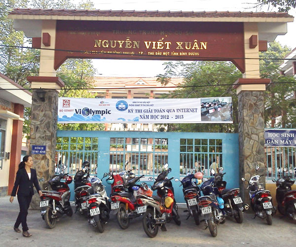 Hội đồng thi Violympic tại THCS Nguyễn Viết Xuân - TP TDM - Bình Dương
