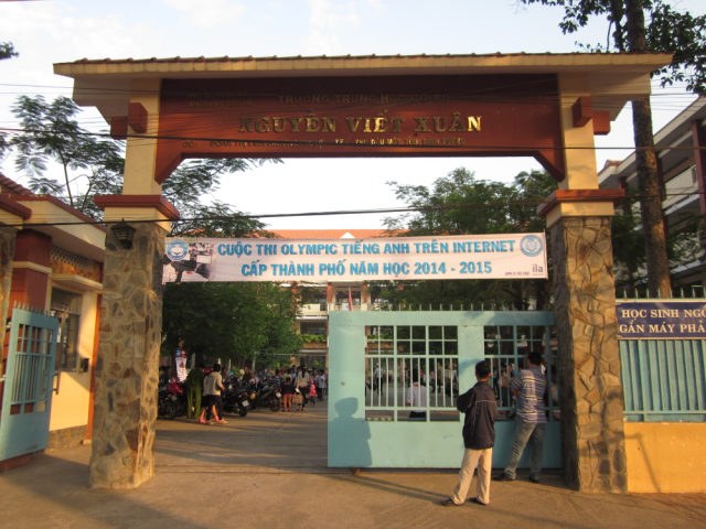Hội đồng coi thi Trường THCS Nguyễn Viết Xuân