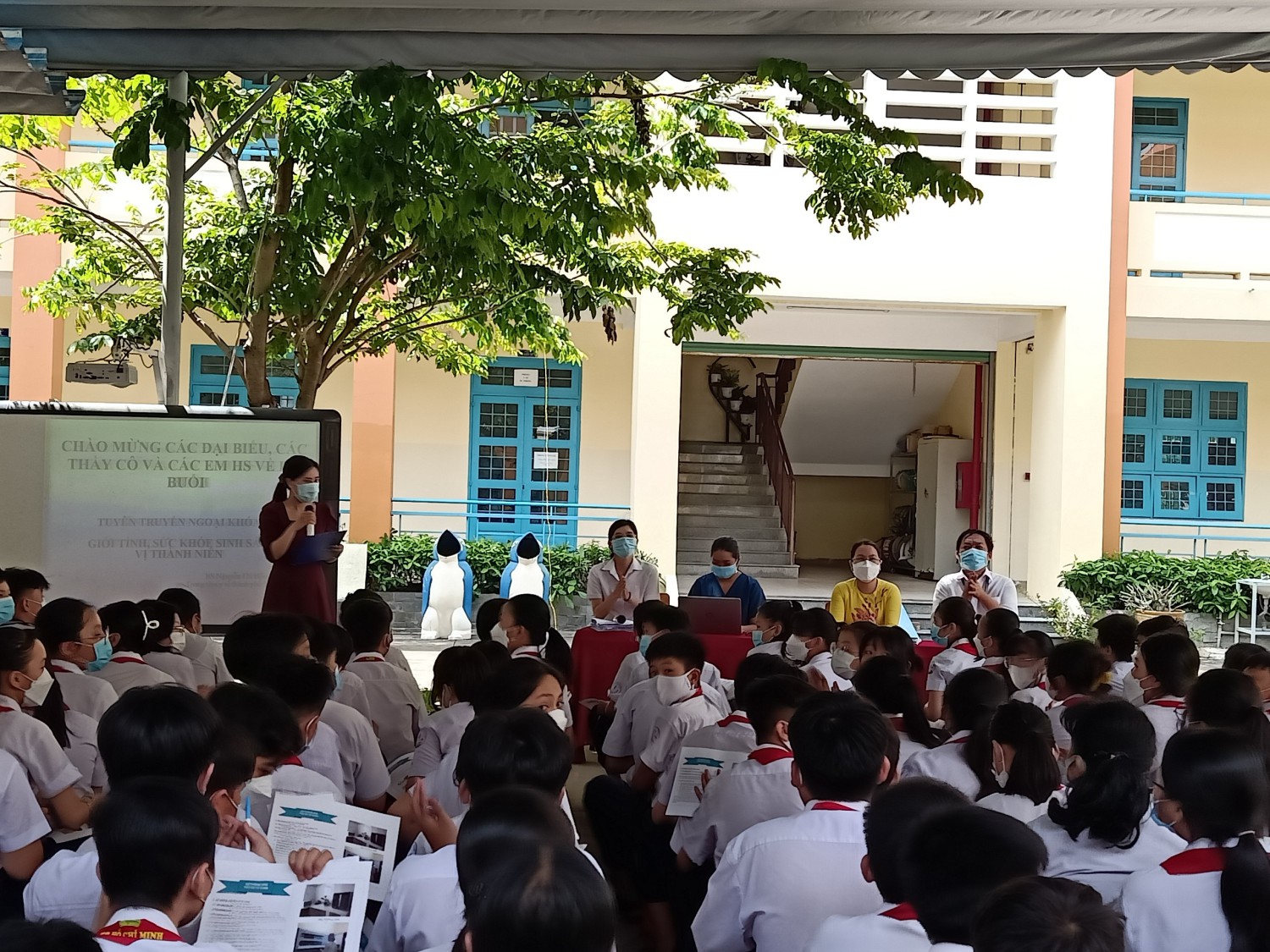 Trường THCS Phú Mỹ tổ chức chuyên đề "Sức khỏe sinh sản vị thành niên"