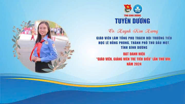 Tuyên dương Giáo viên có thành tích xuất sắc trong công tác Tổng phụ trách Đội Năm học 2023 – 2024